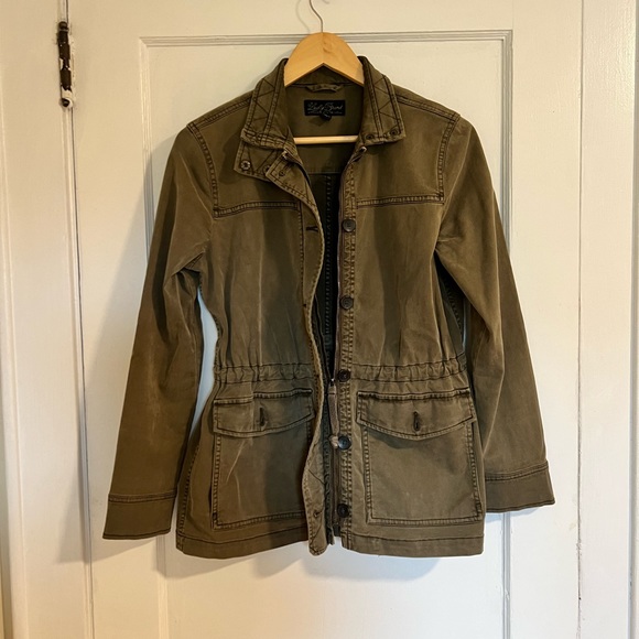 Lucky Brand Military Jacket, Green in Small - Picture 4 of 7